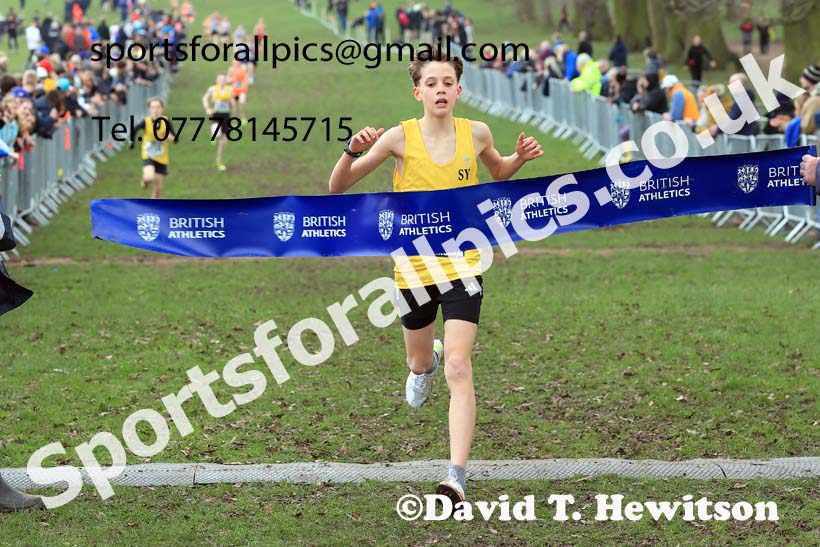 Boys Under-13s, 2024 CAU Inter Counties Cross Country Champs., Wollaton Park, Nottingham. Photo: David T. Hewitson/Sports for All Pics